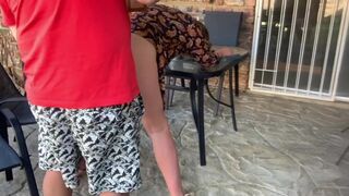 Fucking my naughty wife in lunchtime QUICKIE