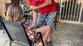 Fucking my naughty wife in lunchtime QUICKIE