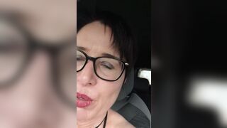 Milf Julie naked outdoors