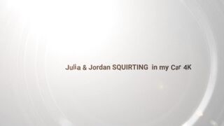 Julia and Jordan Squirting in My Car