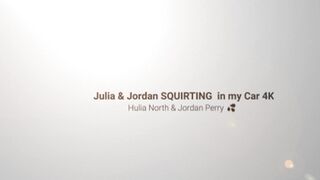Julia and Jordan Squirting in My Car