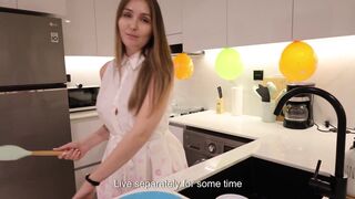 I fucked my friend's mom in the kitchen after his birthday - 4 image