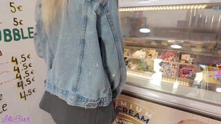 Romantic walk with remote controled vibrator in my pussy