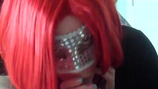 redhead amateur wife sucking good big dick