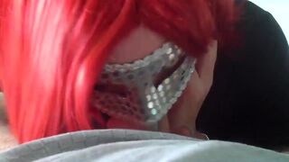 redhead amateur wife sucking good big dick