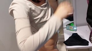 Hot latina with big ass, hairy pussy, big tits, big ass. Horny mom strips and masturbates with moans - 13 image