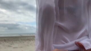 Who the hell are you?! I don't know you! Public anal creampie. - 4 image