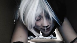 Tricking the Neko Slut Into Playing with Your Big Cock