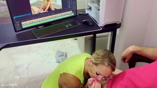 Wife(Pinkbearbirgit) teasing back husband for earlier made Sybian video - 14 image