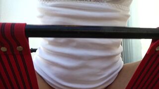 MILF cums on my cock while I eat her tight wet pussy.