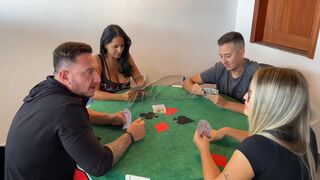 The card game ended up becoming a couple exchange.