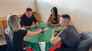 The card game ended up becoming a couple exchange.