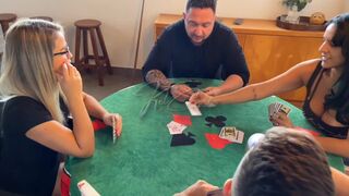 The card game ended up becoming a couple exchange.