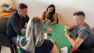 The card game ended up becoming a couple exchange.