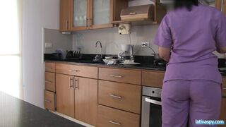 Step mom with huge round ass works as a maid and gets fucked by the boss - 5 image