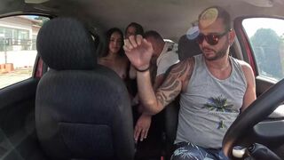 Ted hitched a ride with Mari and Chell and got a inexperienced girl in the back seat - Candy Debby