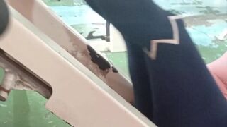 invite the big ass from the gym after her leg routine - 1 image