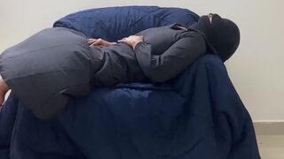 Mallu Muslim Girl In Hijab Blowjob, Pussy Eating And Fucking With Neighbour Malappuram, Kerala - 1 image