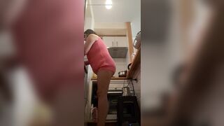 in the kitchen half-dressed - 9 image