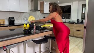 I Catch My Thick-ass Maid Jerking off and Give Her My BBC - Carla Morelli & Brandon - 3 image