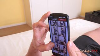 AuntJudysXXX - Mature MILF Mrs. Maggie Moon Catches Her Lazy Tenant Watching MILF Porn