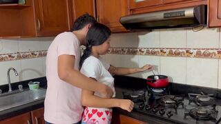 A cute Latina nun comes to a spiritual gathering and I end up performing an exorcism on her big ass and throwing my cum on her face. - 1 image