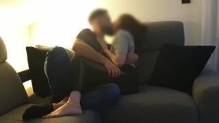 Fun making out - foreplay session with my lover, before sex ... with hubby filming us - 4 image