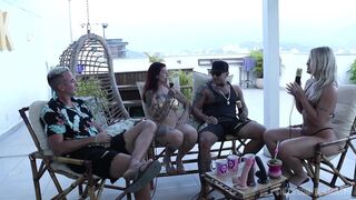 COMPILATIONS OF THE KOBRA COUPLE ON BORA CAST WITH BRUNA CARLOS - PART 3 (WATCH ON: SHEER/RED)