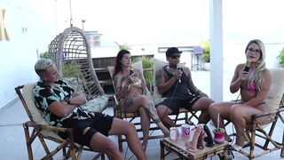 COMPILATIONS OF THE KOBRA COUPLE ON BORA CAST WITH BRUNA CARLOS - PART 3 (WATCH ON: SHEER/RED)