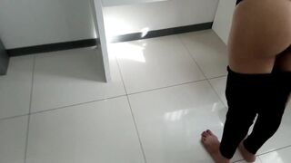 Big cock t,r,v fucks me with my thong on and barefoot, busty and big ass Latina brunette