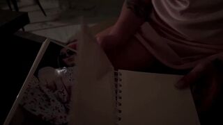 Step-mom & Alina Rai get naughty in a hotwife photo shoot with taboo doggy-style action