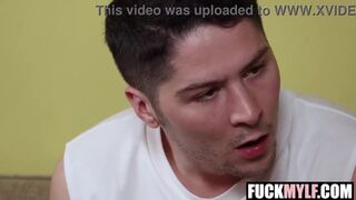 Connor Kennedy & Mocha Menage's steamy breeding session with big-titted MILFs