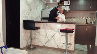 Alina Velvet gets pounded hard & cum in her mouth after work