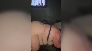 Chubby MILF QTSexymama tries to make herself cum while hubby's away - but he's out and she's moaning outside! - 4 image