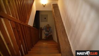 Brittany Bardot dominates her stepson's friend with her juicy pie and hot blowjob skills! - 2 image