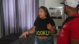 Alex111 bangs Penelope in public park & fills her brown pussy with jizz - 2 image