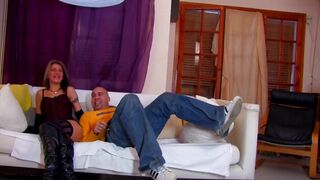 Watch Sonia Lion & Max Cortes get their asses drilled hard in a wild MILF anal whore session