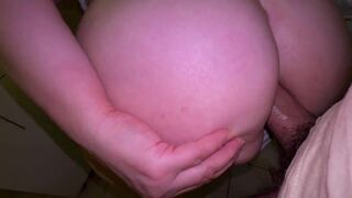 Stepson's hard cock stretches out stepmom's tight anal hole for a hot, homemade anal ride - 11 image