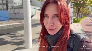 Verobuffone's hot latina MILF Argentina chugs down a warm load in amateur roleplay casting - 2 image