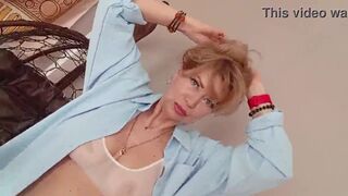 Watch AimeeParadise get naughty with her sex toy, dildo and cum in a close-up POV action - 8 image