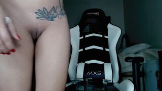 Leon, the kinky housewife, squirts while peeing in her panties and loves to swallow every drop - 2 image