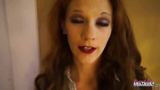 Cassie Displays her tattooed tits & takes a hard pounding in her audition