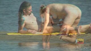 Spy in nature's garb beach clips, real outdoor sex! - 2 image