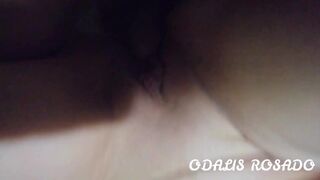 Watch MrDeecky & Odalis Rosado's steamy lovemaking with natural tits bouncing in the mix!