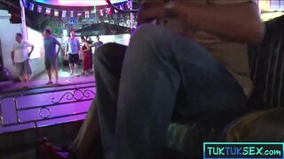 Watch Pimp Blue & Natalie: Thai MILFs get their tight holes stretched by a massive cock for a short time - 6 image