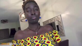 Crystal, the experienced ebony MILF begs for rough sex & swallows cum while forgetting her life at home - 12 image