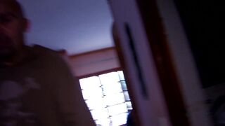 Allya's first time anal: Max Cortes gives her a rough handjob in stockings & lingerie - 1 image