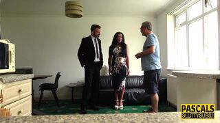 Watch submissive Nicole Dupapillon get her throat roughed up in intense fetish action!