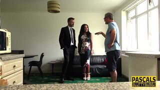 Watch submissive Nicole Dupapillon get her throat roughed up in intense fetish action! - 2 image