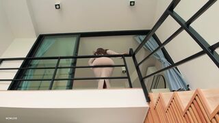 Wowlove2 & Wow Love in the morning: Step Mom's Big Tits & Natural Tits Shine in Panties - 1 image